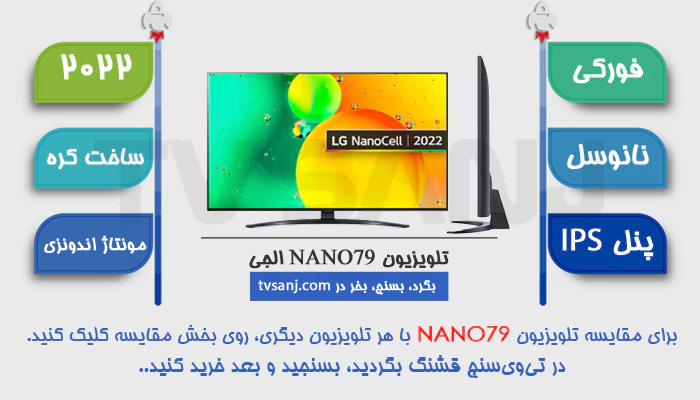 تلویزیون نانوسل ال جی 55nano796