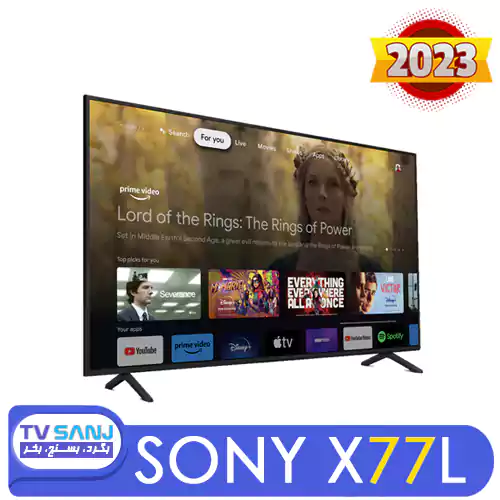 قیمت تلویزیون فورکی اندروید 2023 سونی مدل 75X77L